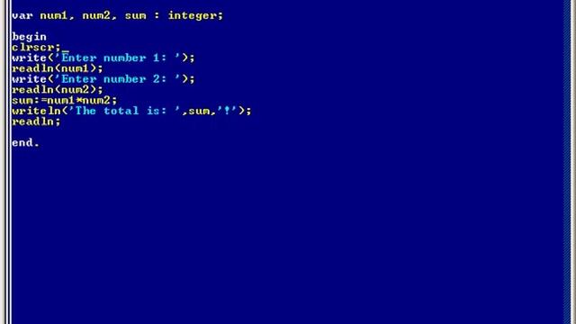 Turbo Pascal 302 смотреть онлайн