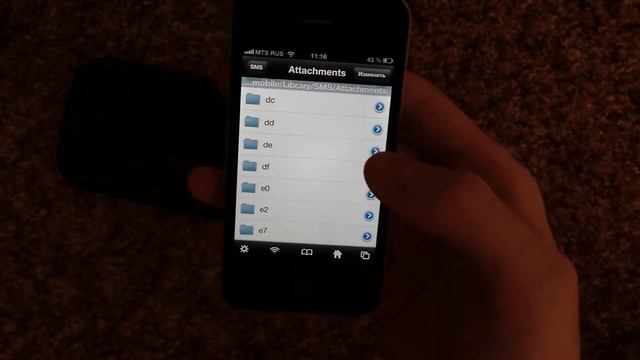 iPhone "other" data. SMS attachments location смотреть онлайн