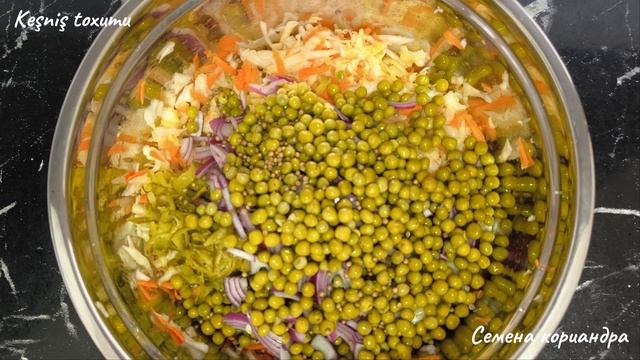 Kələm salatı. Çox ləzzətli. Mütləq hazırlayın. Салат из капусты. Очень вкусный. смотреть онлайн