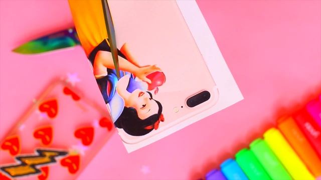 Disney Princess DIY Phone cases! Beauty and the Beast inspired! смотреть онлайн