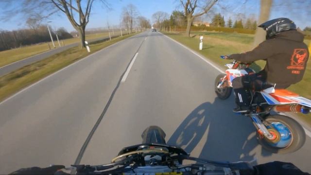 Fantic Competiton 125/ Supermoto/ Raw sound/ Xracing exhaust/ without DB-Killer смотреть онлайн