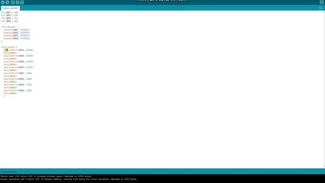 Sequentially lighting up LED project for Arduino UNO R3 смотреть онлайн