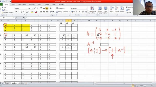 Eliminasi Gauss-Jordan (Versi Excel) смотреть онлайн
