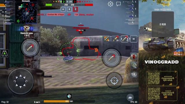 СТРИМ-ЧЕЛЕНДЖ С САМОЙ СКИЛЛОВОЙ ДЕВУШКОЙ ● TanksBlitz смотреть онлайн