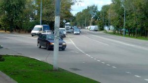 Разворот на У-образном перекрестке