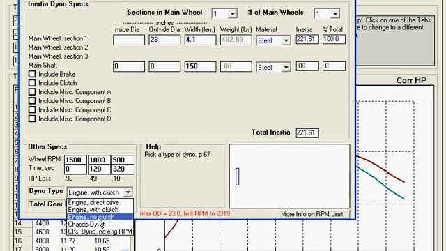 DataMite Software 2 - Inertia Engine Dyno setup; Dyno Settings смотреть онлайн