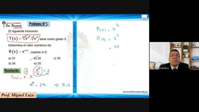 SEMANA N°2-POLINOMIOS Y PRODUCTOS NOTABLES-ÁLGEBRA смотреть онлайн