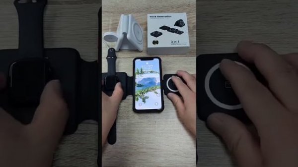 MagCharge- 3 in 1 Folding Magnetic Wireless Charging Pad