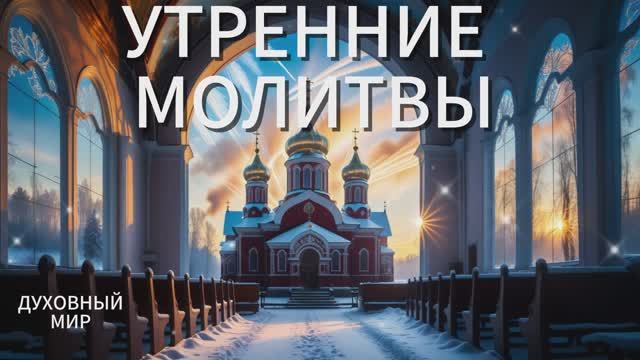 Молитвы утренние ☦️ СЛУШАТЬ АУДИО #утренниемолитвы смотреть онлайн