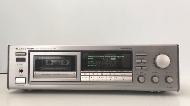 ONKYO Integra TA-2870 Tape deck (silver) - function demo смотреть онлайн