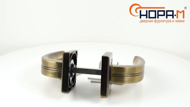 Ручка дверная на розетке 106K AL; цвет — старая бронза. смотреть онлайн