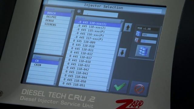 CRU.2 - TESTING CR PIEZO INJECTORS смотреть онлайн