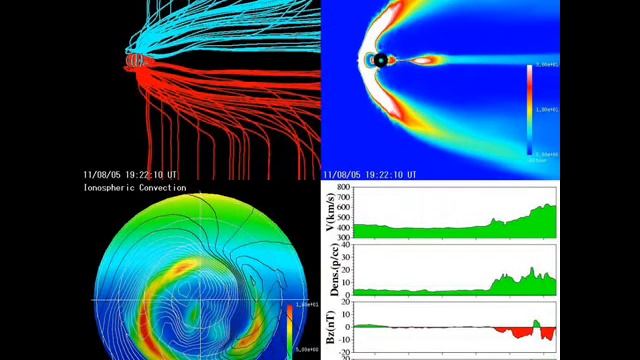 Magnetic Storm of level G4 (SEVERE) KP = 8, Aug 5th смотреть онлайн