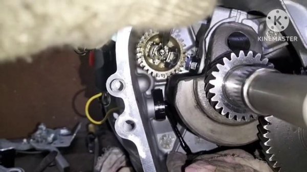 Удаление центробежного регулятора оборотов двигателя Lifan 168f