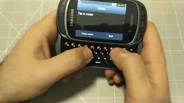 Samsung Gravity T SGH-T669 Mobile phone menu browse, ringtones, games, wallpapers смотреть онлайн