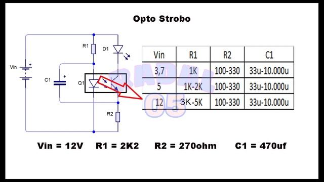 Strobo Optocoupler Flasher Optocoupler Ide Kreatif DIY Chaser Blinker смотреть онлайн