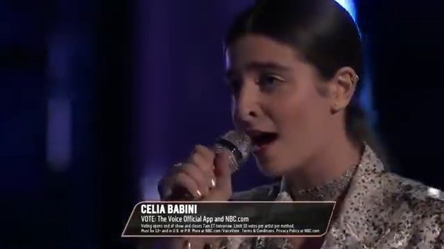 Celia Babini "A Thousand Years" The Voice Cross Battles Season 16 2019 смотреть онлайн
