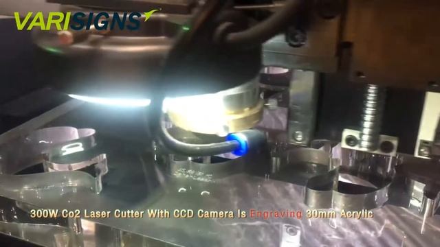 4′×8′ 320W Co2 Laser Acrylic Cutting Machine With CCD Camera смотреть онлайн