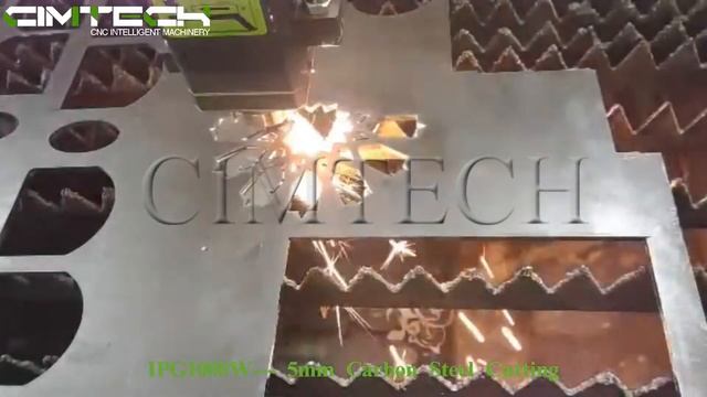 IPG1000W 5mm Carbon steel cutting Fiber Laser cutttng machine 3015 смотреть онлайн