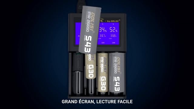 InLife BY Golisi Chargeur de Piles universel rapide, 4 slots HD LCD смотреть онлайн