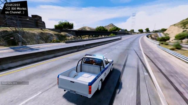 GAZ-31105-POLICE Grand Theft Auto V GTA V 🚗 I go to 40K SUBS ;) _REVIEW смотреть онлайн