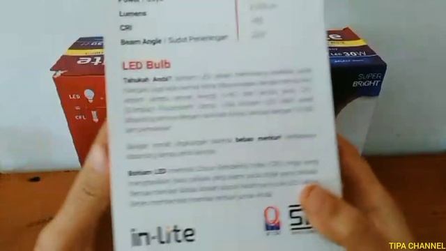 Unboxing dan Review lampu led in▪Lite 30 WATT JUMBO CAHAYA KUNING SANGAT TERANG.@TipaChannel смотреть онлайн