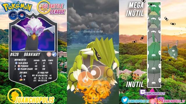 ¿QUÉ TAN INÚTIL ES BRAVIARY HISUI NIVEL 50 EN MASTER? Ep. 29-Pokémon Go PvP смотреть онлайн