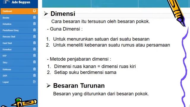 Stikom_CKI #1 Belajar Fisika Dasar Besaran dan Satuan смотреть онлайн