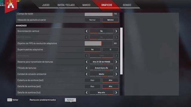 Apex legends AMD Ryzen 5 2400G RX 570 4 GB смотреть онлайн