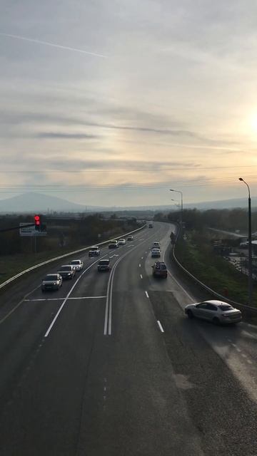 Дорога из Минеральных Вод в сторону Пятигорска смотреть онлайн
