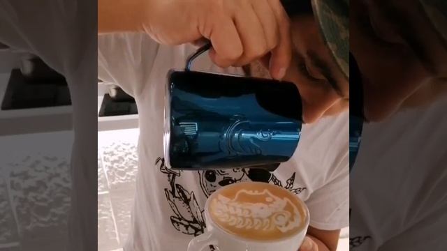 Amazing Cappuccino Latte Art | 014 | #shorts смотреть онлайн