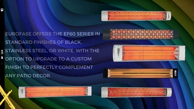 Eurofase EF60 Series 61-inch SS Dual Element 6000 Watt 277V Electric Patio Heater with Decor Plate смотреть онлайн