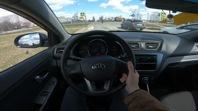2013 KIA Rio 1.4L POV Test Drive - смотреть видео онлайн от «MegaRetr» в хорошем качестве, опубликов смотреть онлайн