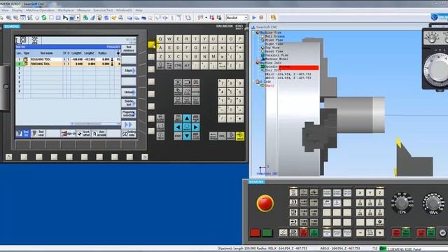 SINUMERIK 828D T Tool Offset Setting