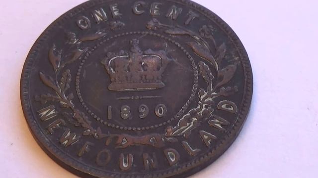 A 1890 Victoria New Foundland One Cent Coin смотреть онлайн