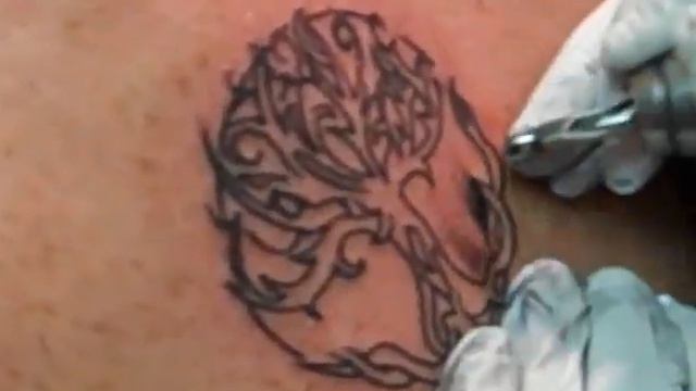 BLACK AND GREY CHASSITY TREE'TATTOO LA BODY ART 251-423-0854 смотреть онлайн