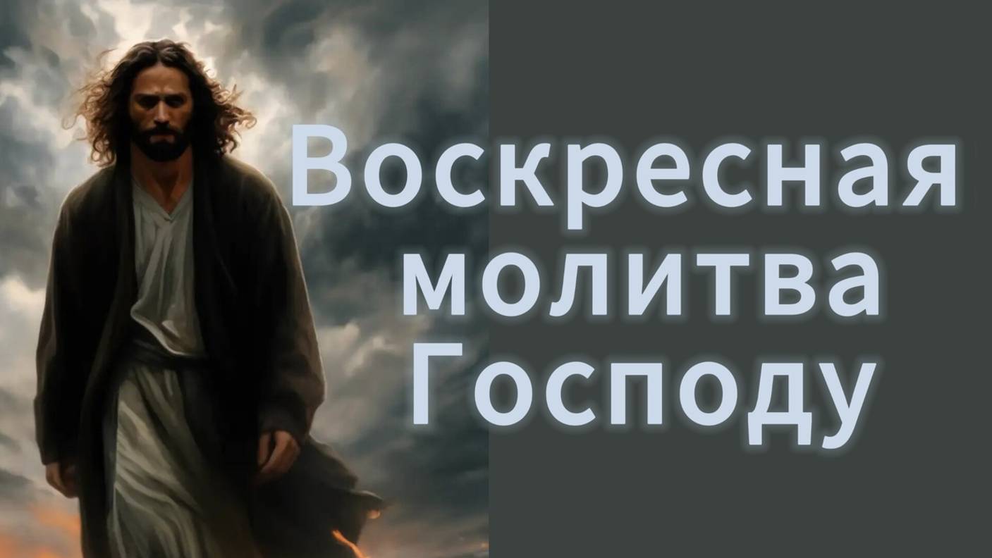 Воскресная молитва Господу. смотреть онлайн