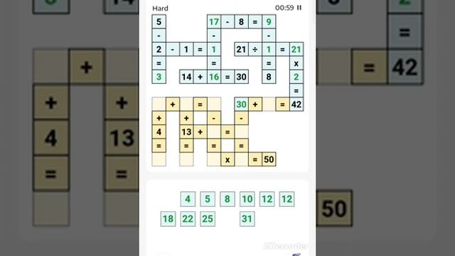 Math Puzzle 🧩 || Cross Math || Math Game смотреть онлайн