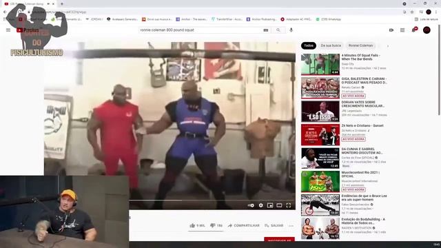 COLEMAN AGACHANDO COM 800 LIBRAS - FABIO GIGA смотреть онлайн