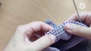 Как укрепить вязаную резинку спандексом/экспресс МК