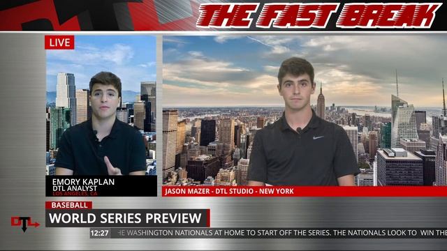 THE FAST BREAK w/ Emory Kaplan and Jason Mazer; prod. by Blake Oppenheim: 2019 WORLD SERIES PREVIEW смотреть онлайн