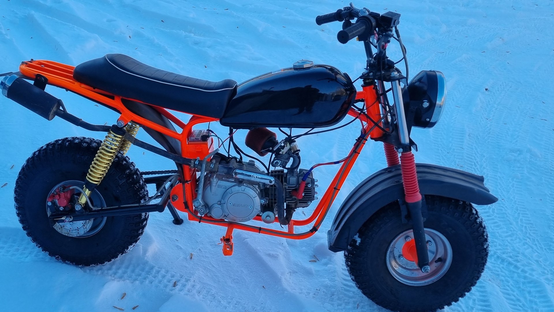 Самодельный Мотовездеход,отправка видео для клиента,пробный выезд смотреть онлайн