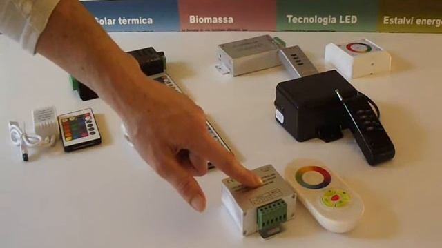 Tipos de CONTROLADORES LED RGB para TIRAS LED a 12V. Todos los CONTROLADORES LED смотреть онлайн