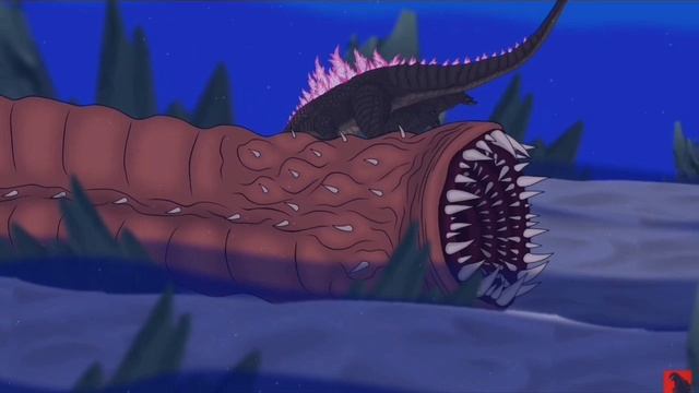 червяк монстр против годзилы 1.1 морской пожиратель против гигантского червяка монстра 0.2 смотреть онлайн