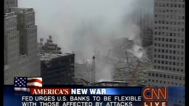 CNN 9/11 LIVE TV Coverage (9/14/01) 3:45 P.M - 4:00 P.M смотреть онлайн