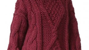 Уютный Oversize! Свитеры из Толстой Пряжи: Вяжем Тепло и Быстро! 🧶☁️ Модные модели + Идеи!