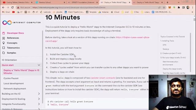 Build Dapp in Internet Computer - Internet Computer | Newton School смотреть онлайн