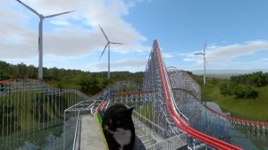 🔴VR 360° Maxwell the cat on a roller coaster