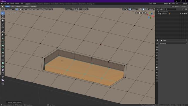 Blender 2 80 - Hole On Curved Surface. SubD Modeling. смотреть онлайн
