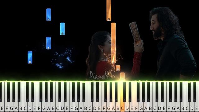 Satranga | Arijit Singh | Animal | Piano Cover | MIDI and Piano Sheet смотреть онлайн